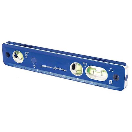 Westward Torpedo Level, Aluminum, Bubble, Anodized 32ZU63