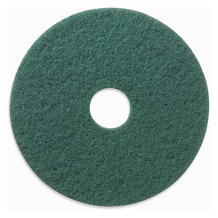 3M Scrubbing Pad 5400N, 20", Green, PK5 5400N 20 IN
