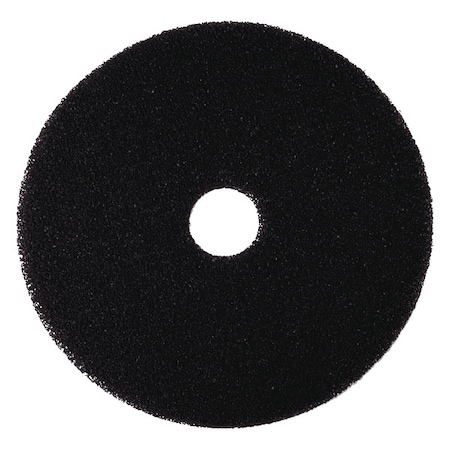 3M Stripping Pad 7200N, 14", Black, PK5 7200N 236