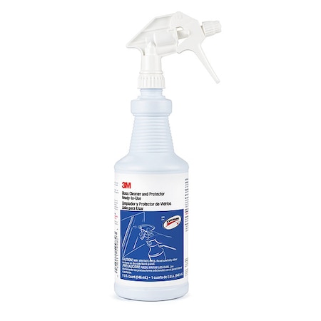 3M Liquid Glass Cleaner, Trigger Spray Bottle GLASS