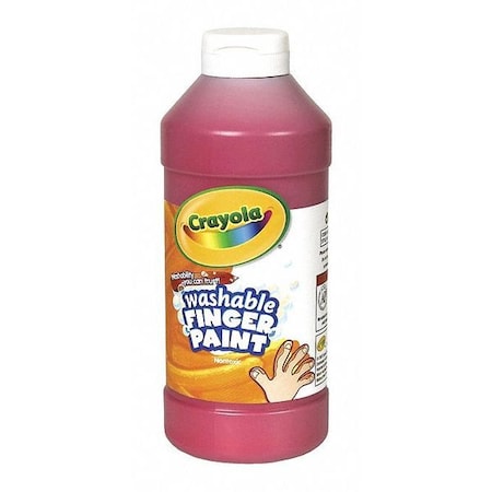 Crayola Fingpaint, Wshable, Rd, 16 oz. 551316038
