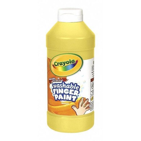 Crayola Fingpaint, Wshable, Yw, 16 oz. 551316034