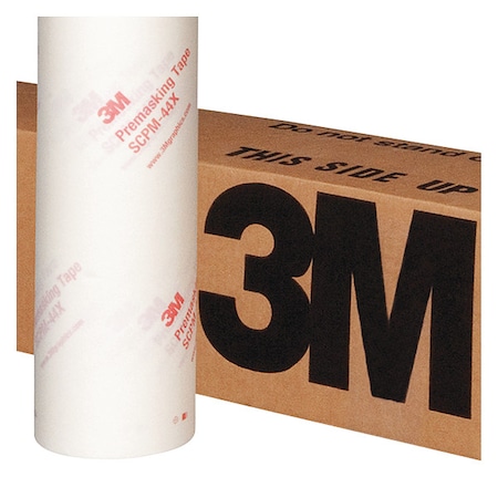 3M Premasking Tape SCPM-44X, 36 In x 100 yd, Transparent, Pressure-sensitive Adhesive SCPM
