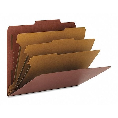 Smead Folder, Classf, Ltr, 3 Div, Rd, PK10 14099