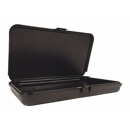 Platt Black Blow-Molded Case, 12-1/2"L x 7-1/4"W x 1-5/8"D 211