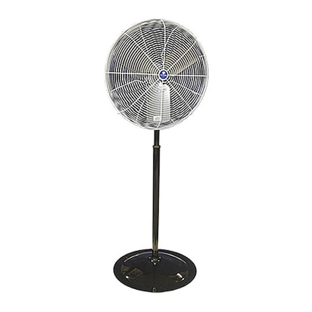 Schaefer OSHA Pedestal Fan, 1/2 hp, 115V, White 36PFR