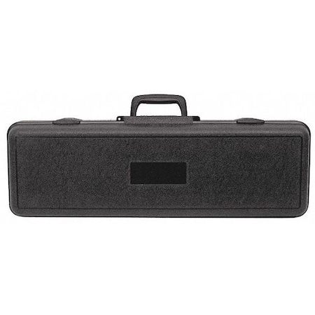 Platt Black Blow-Molded Case, 28"L x 9"W x 4-1/2"D 901
