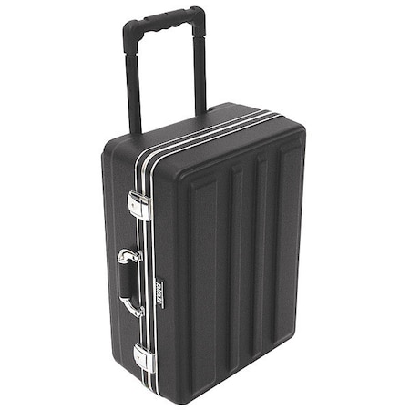 Platt Black Rolling Case, 20-3/8"L x 14-1/2"W x 8-1/2"D 201407H
