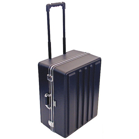 Platt Black Rolling Case, 25"L x 19-1/2"W x 13-1/2"D 241811H