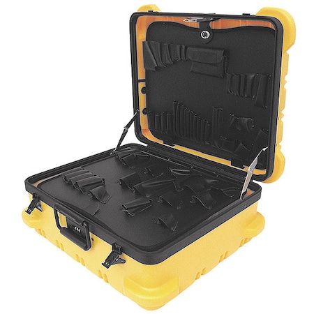 Platt Yellow Carrying Case, 20-1/2"L x 17-1/2"W x 9-3/4"D 349TY-SGSH