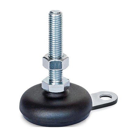 J.W. Winco Male-End Leveling Mount, 3.74 in H 32-80-3/8X16-75-A5-SK