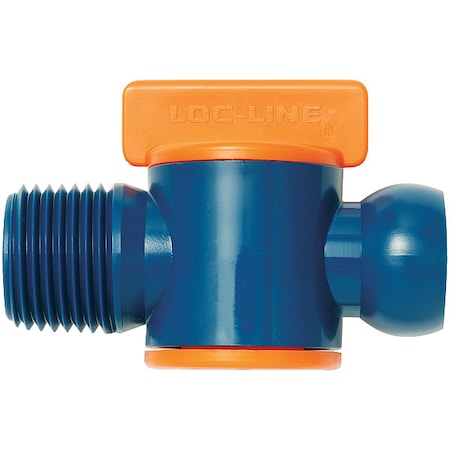 Loc-Line Male NPT Valve, 1/2 In, PK2 32092