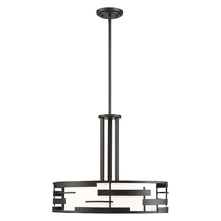 Nuvo Fixture, Pendant, 3 Light, Height: 18-1/8" 60-6435