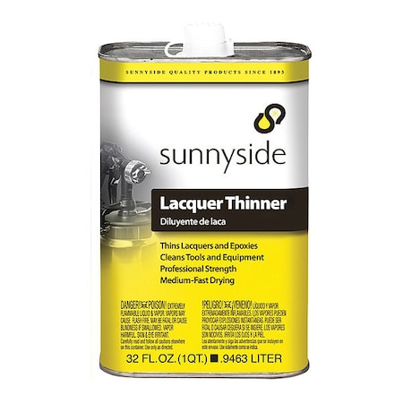 Sunnyside Lacquer Thinner, 1 qt. 45732