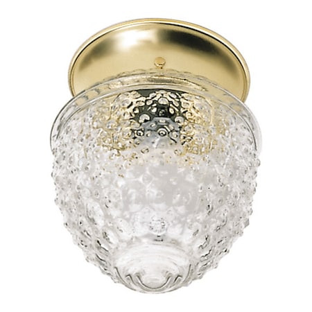 Nuvo Fixture, Ceiling Fixture, 1 Light 6" SF77-125