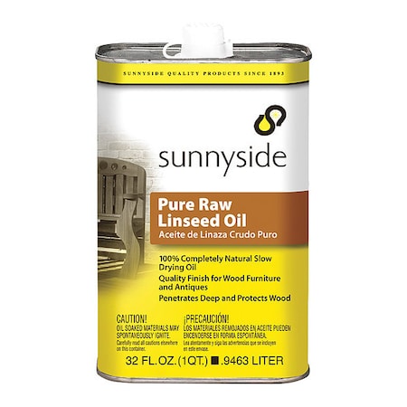 Sunnyside Raw Linseed Oil, 1 qt. 87332