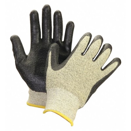 Honeywell Cut Resistant Coated Gloves, Cut Level A4 , Nitrile , Sandy , M 1 PR NFCRTF/8M