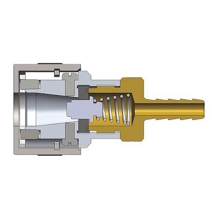 Dixon Quick Connect Plug, 2.67", Aluminum 2SHDS3