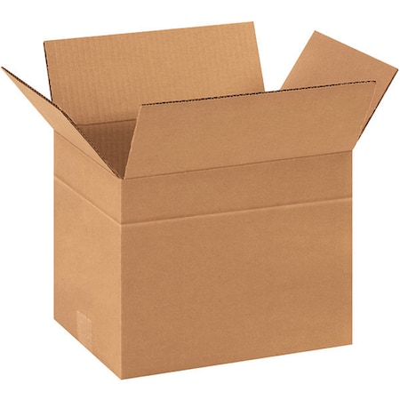 Partners Brand Multi-Depth Corrugated Boxes, 11 3/4" x 8 3/4" x 8 3/4", Kraft, 25/Bundle MD1188