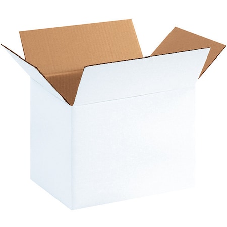 Partners Brand Corrugated Boxes, 11 3/4" x 8 3/4" x 8 3/4", White, 25/Bundle 1188W