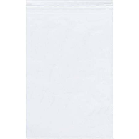 Partners Brand Poly Bag, Reclosable, 1" x 1.4mm, PK1000, 1" L, 1" W, Clear PB3742