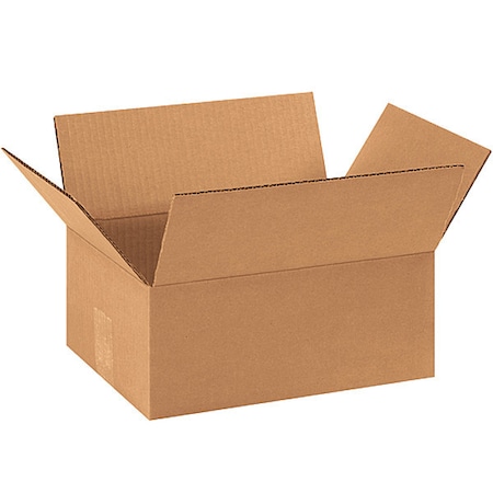Partners Brand 11 in x 8 in x 3 in Shipping Box, Kraft, Corrugate, Single Wall, 32 ECT, 25 PK 1183