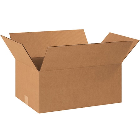 Partners Brand Corrugated Boxes, 18 1/2" x 12 1/2" x 8", Kraft, 25/Bundle 18128R