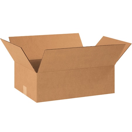 Partners Brand Corrugated Boxes, 18 1/2" x 12 1/2" x 6", Kraft, 25/Bundle 18126R