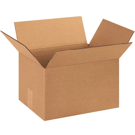 Partners Brand Corrugated Boxes, 13" x 9" x 8", Kraft, 25/Bundle 1398