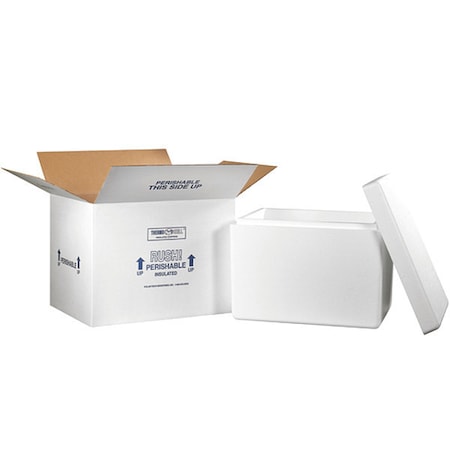 Partners Brand Insulated Shipping Kits, 21 1/4" x 15 1/2" x 15 1/2", White, 1/Case 269C
