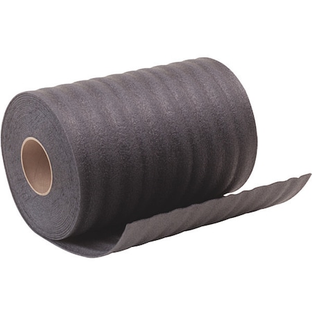 Partners Brand Perforated Recycled Black Air Foam Roll, 1/8 in x 72 in x 550 ft, Black, 1/Each FB1872P