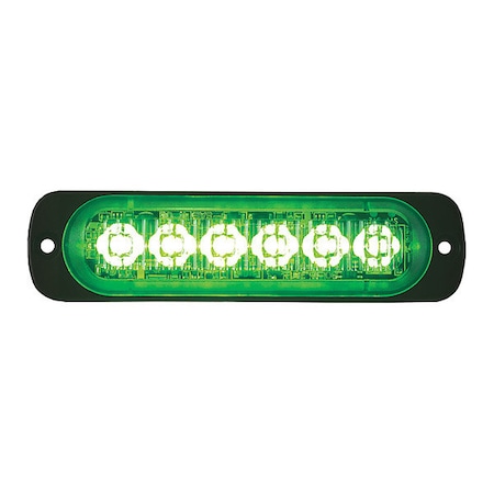 Buyers Products LED Strobe Light, Green, 4-3/8" 8891909