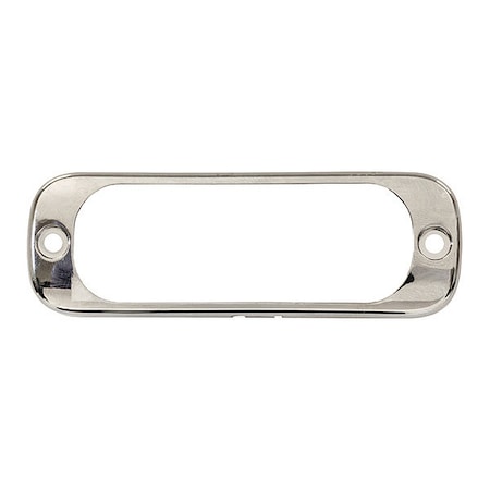Buyers Products Chrome Bezel For 3.375 Inch Thin Mount Horizontal Strobe Light 8892320