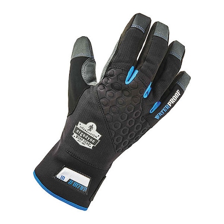 Proflex By Ergodyne XL, AX Suede Palm, Black 817WP