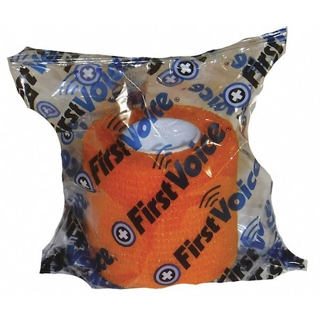 First Voice Self-Adhesive Bandage, 2" x 5yds (8-Pack), Orange TS-3188-8O