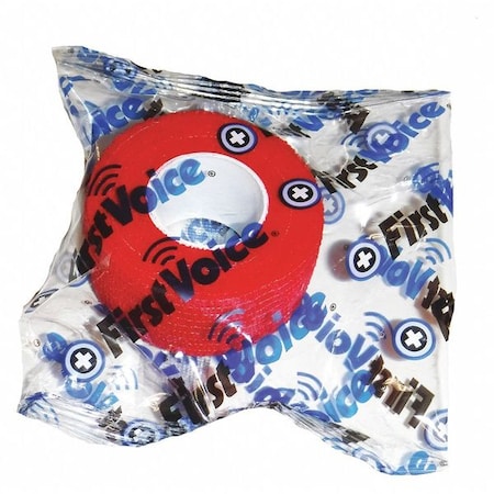 First Voice Self-Adhesive Bandage, 1" x 5yds (6-Pack), Red TS-3187-6R