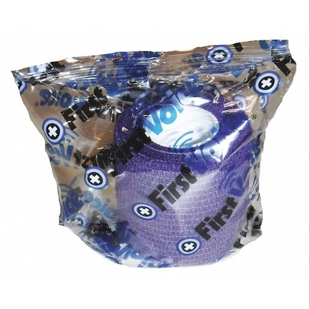 First Voice Self-Adhesive Bandage, 2" x 5yds, Purple TS-3188-P