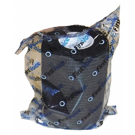 First Voice Self-Adhesive Bandage, 3" x 5yds (4-Pack), Black TS-3189-4B