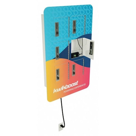 Kwikboost Phone Charging Locker, 6 Bay KB93306