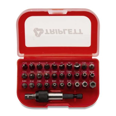 Triplett Bit Kit, Torx(R), 32 pcs TSBK-001