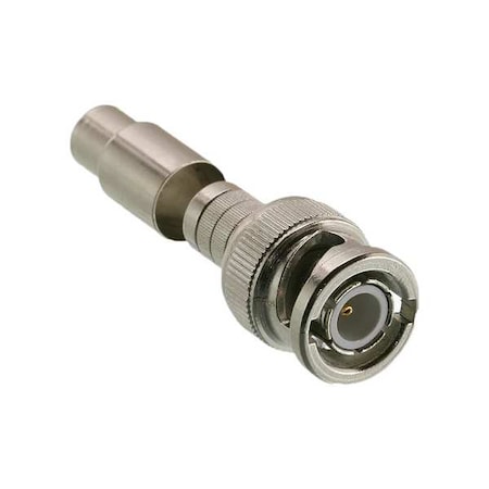 Gem By Triplett RG59 PVC, RG6 TFE BNC Male 2 Pc Cr, PK10 301-4TP