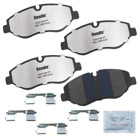 Bendix Disc Brake Pad Set, MKD1693FM, Front MKD1693FM
