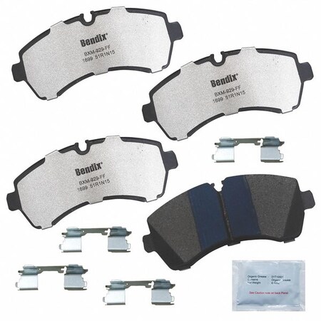 Bendix Disc Brake Pad Set, MKD1699FM, Front/Rear MKD1699FM