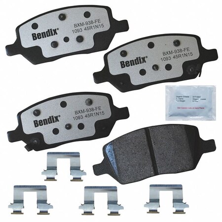 Bendix Disc Brake Pad Set, MKD1093FM, Rear MKD1093FM