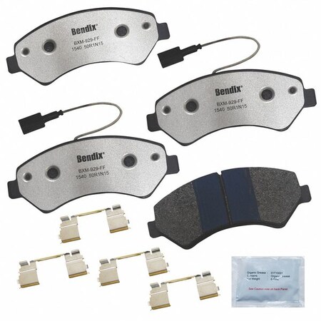 Bendix Disc Brake Pad Set, MKD1540FM, Front MKD1540FM
