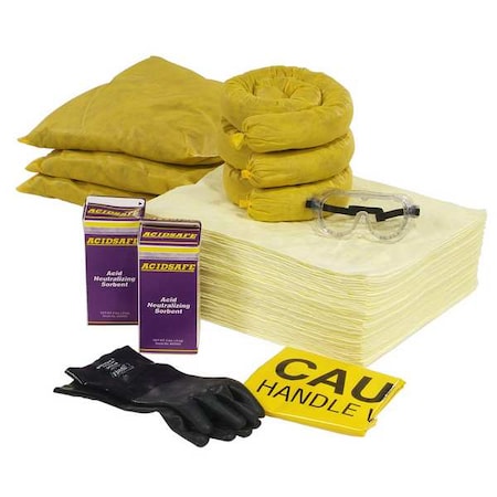 Spilltech Spill Kit Refill, 21 gal Volume Absorbed per Kit, 20 gal Capacity, Box RSPKHZ-BATT