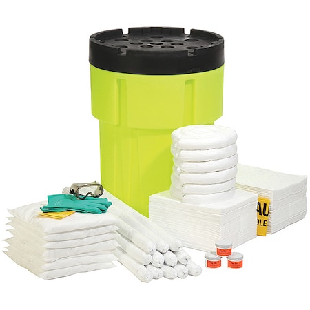 Spilltech Spill Kit/Station, Drum, Oil-Based Liquids SPKO-95-HV