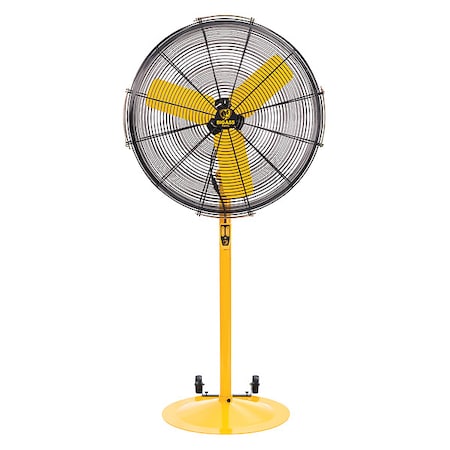 Big Ass Fans Standard-Duty Industrial Fan, Variable Speeds, Black, Controller, Mount F-AE1-3001L10S34