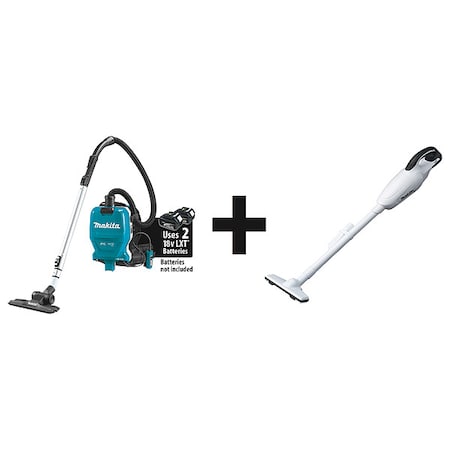 Makita Cordless Combination Kit, 2 Tools, 18V DC XCV09Z + XLC02ZW