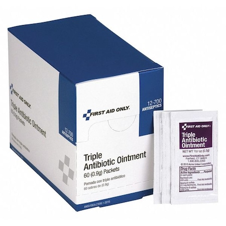 First Aid Only Dispenser, Trpl Antibtc, PK60 12700